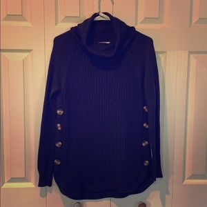 Retrod Canaya Side Button Cotton Blend Pullover